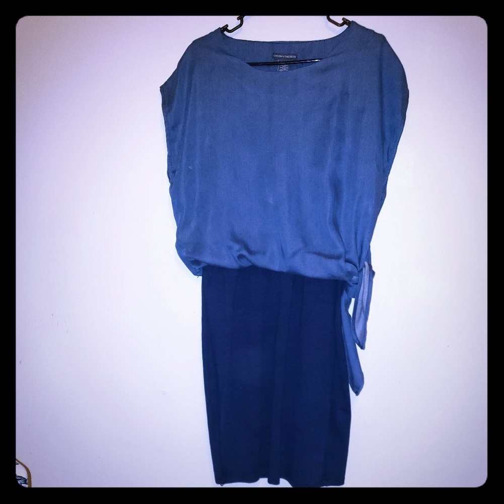 Chelsea & Theodore. Blue Jean Dress